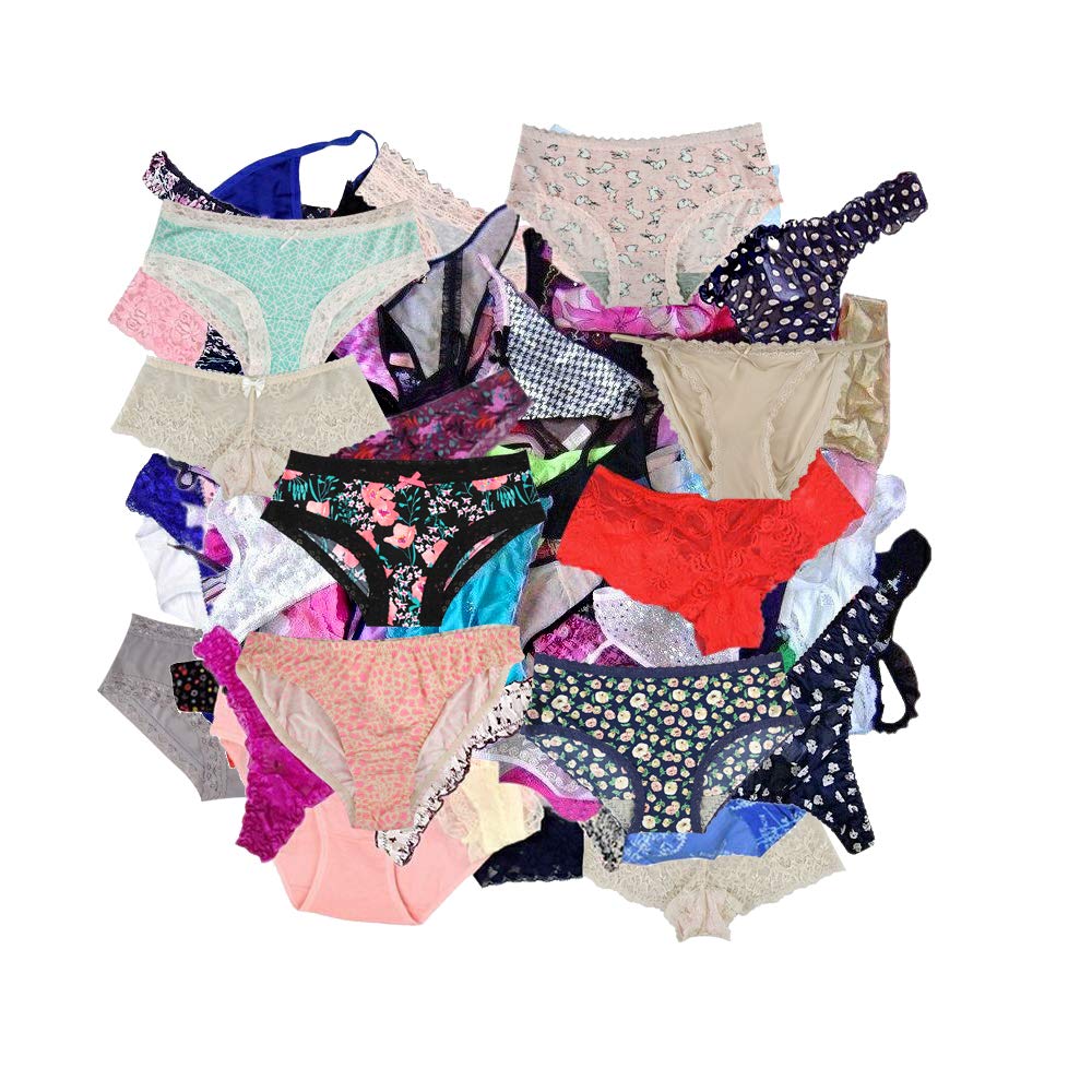 Pavvoin pack of 10 assorted women brief panty combo pack