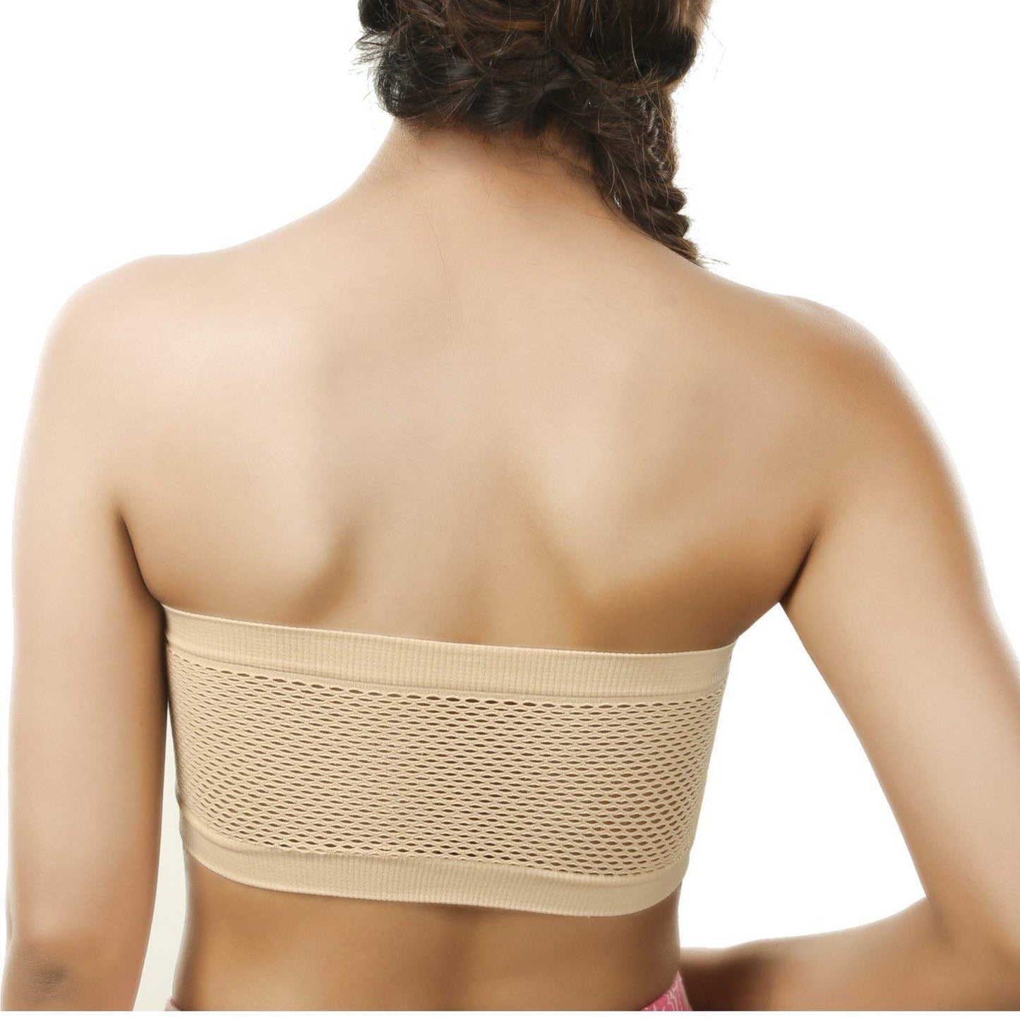 Pavvoin Non-Padded non-wired Bandeau Bra for women