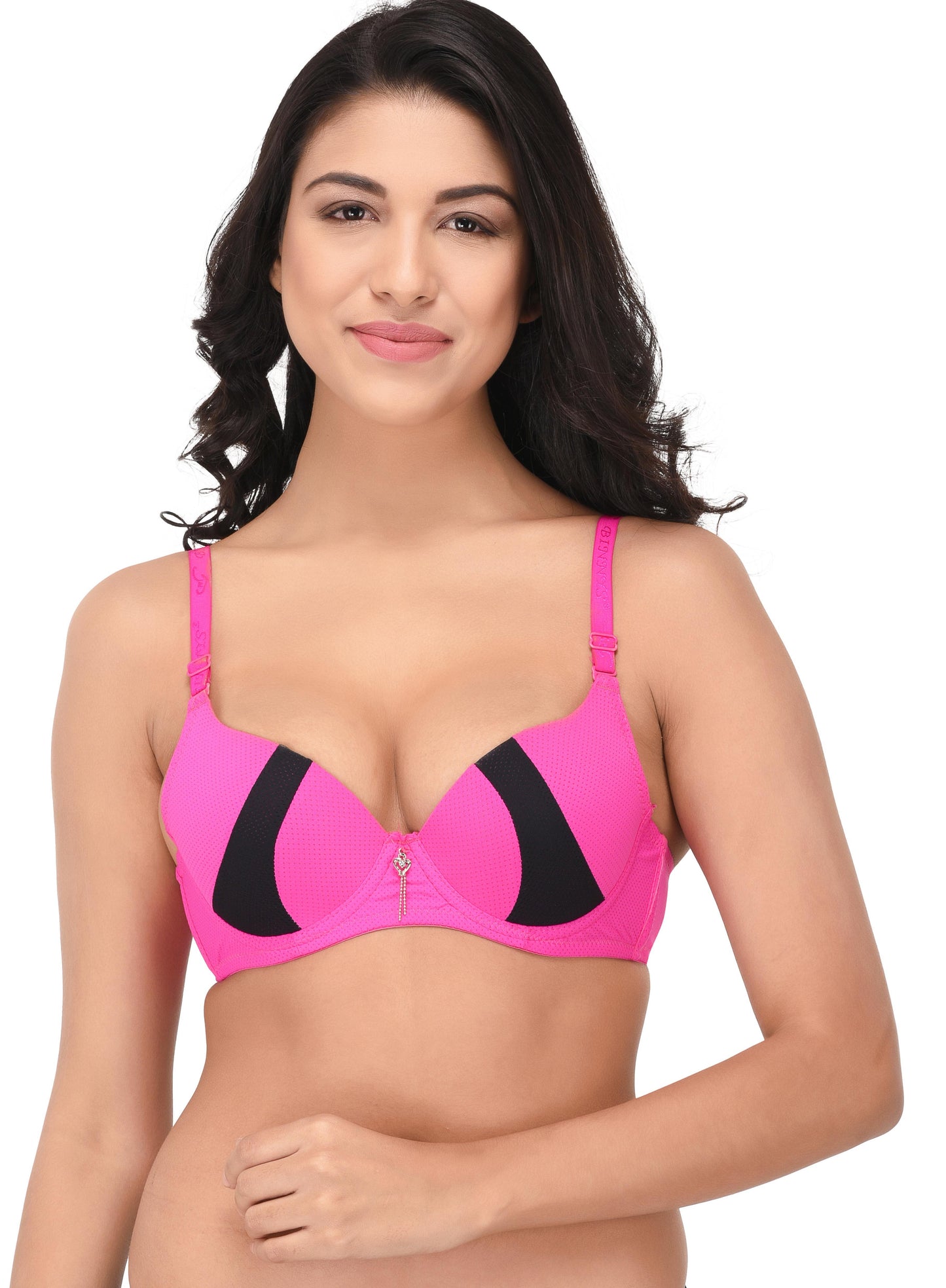 Pavvoin Underwire padded Push up bra for women