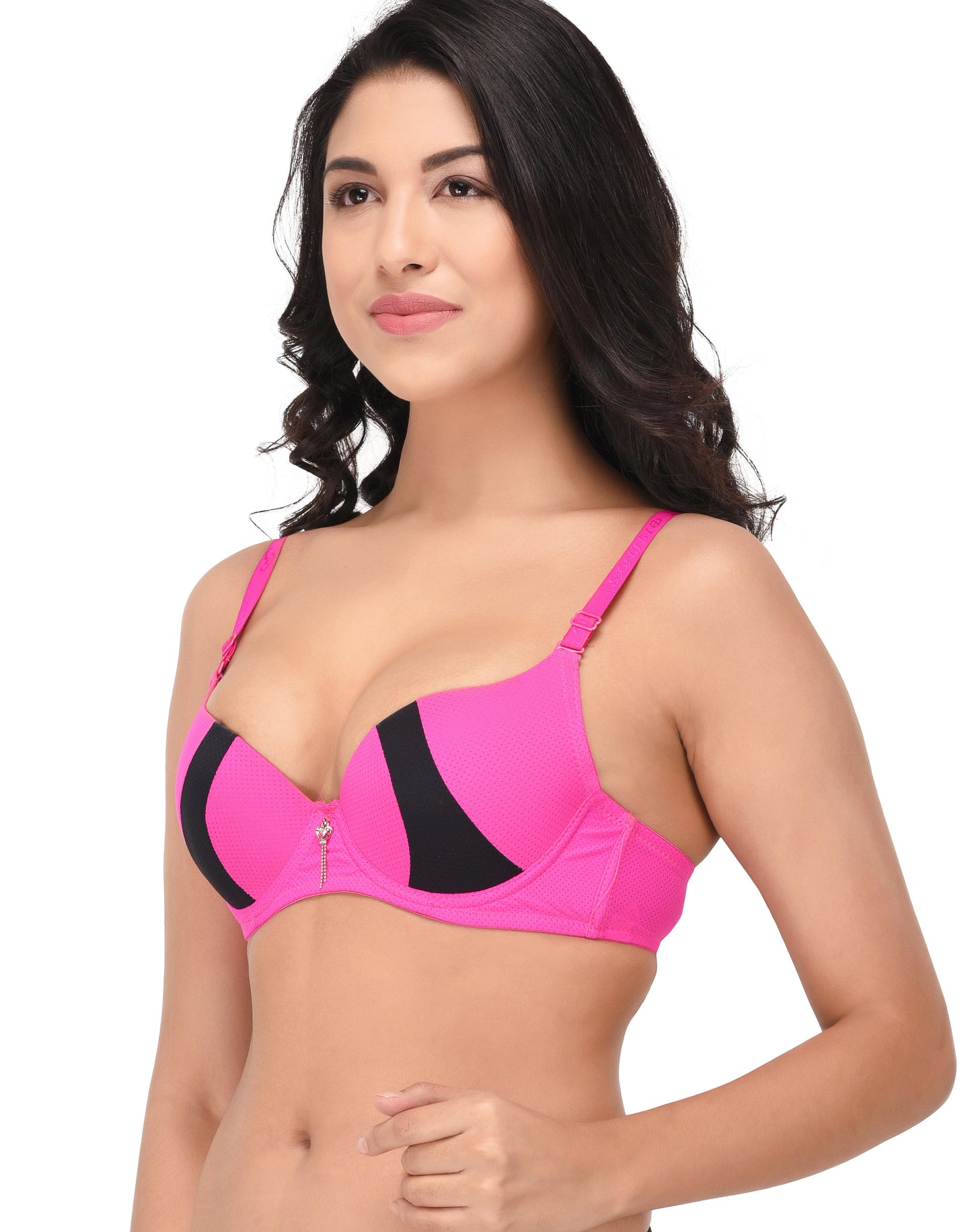 Pavvoin Underwire padded Push up bra for women