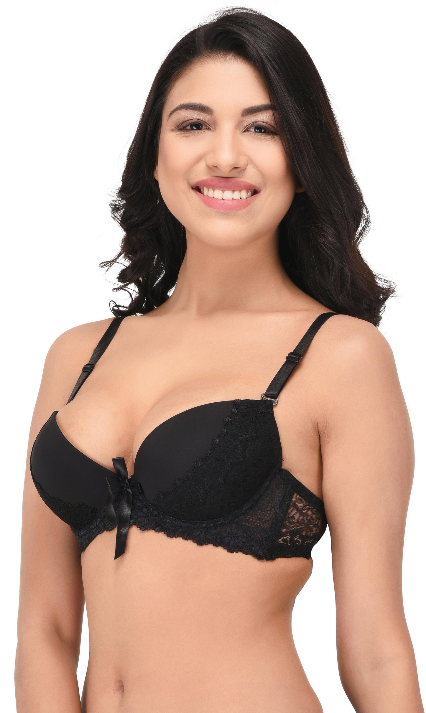 Pavvoin lace style Push up bra for women