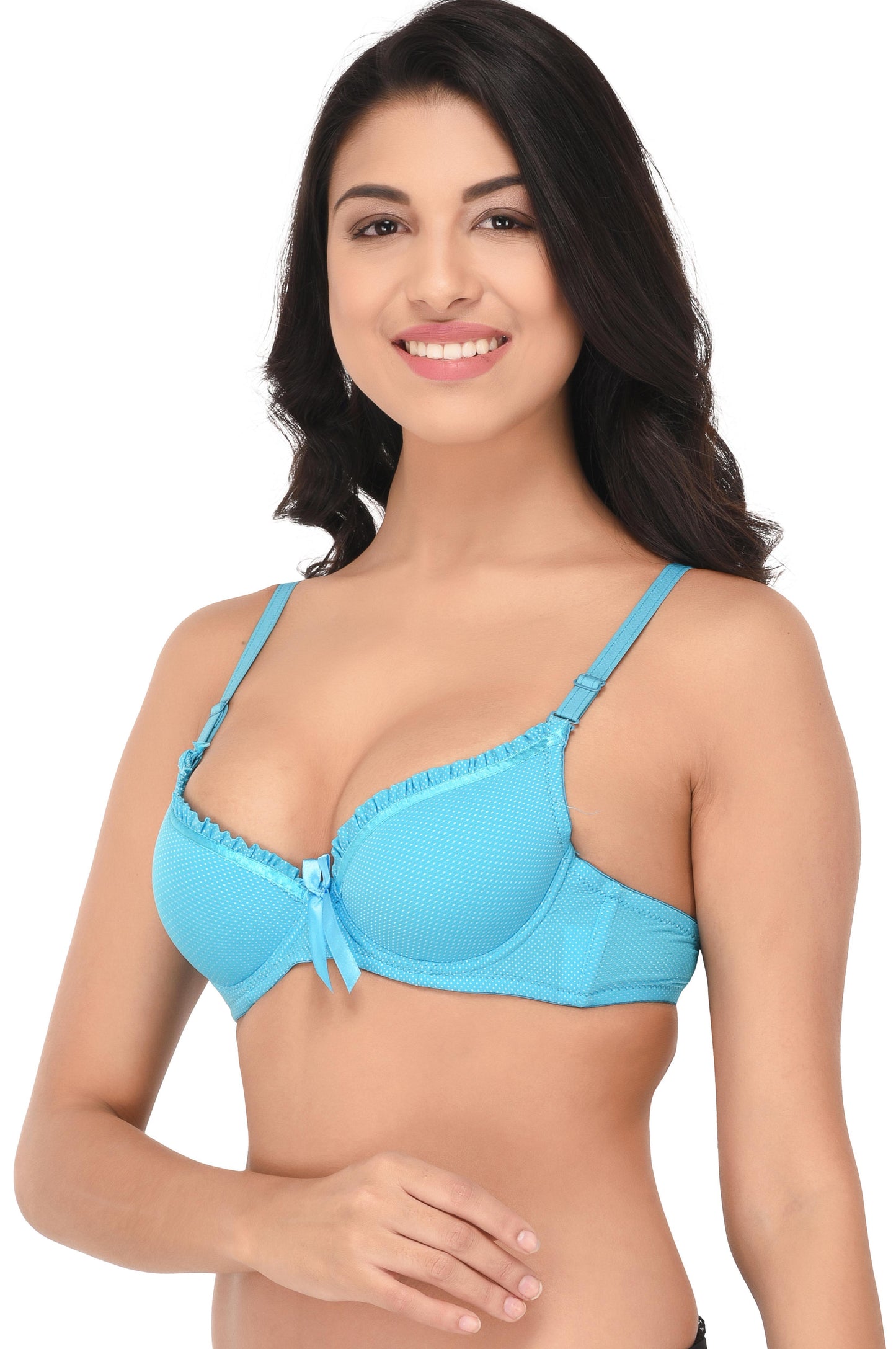 Pavvoin underwire padded bra for women