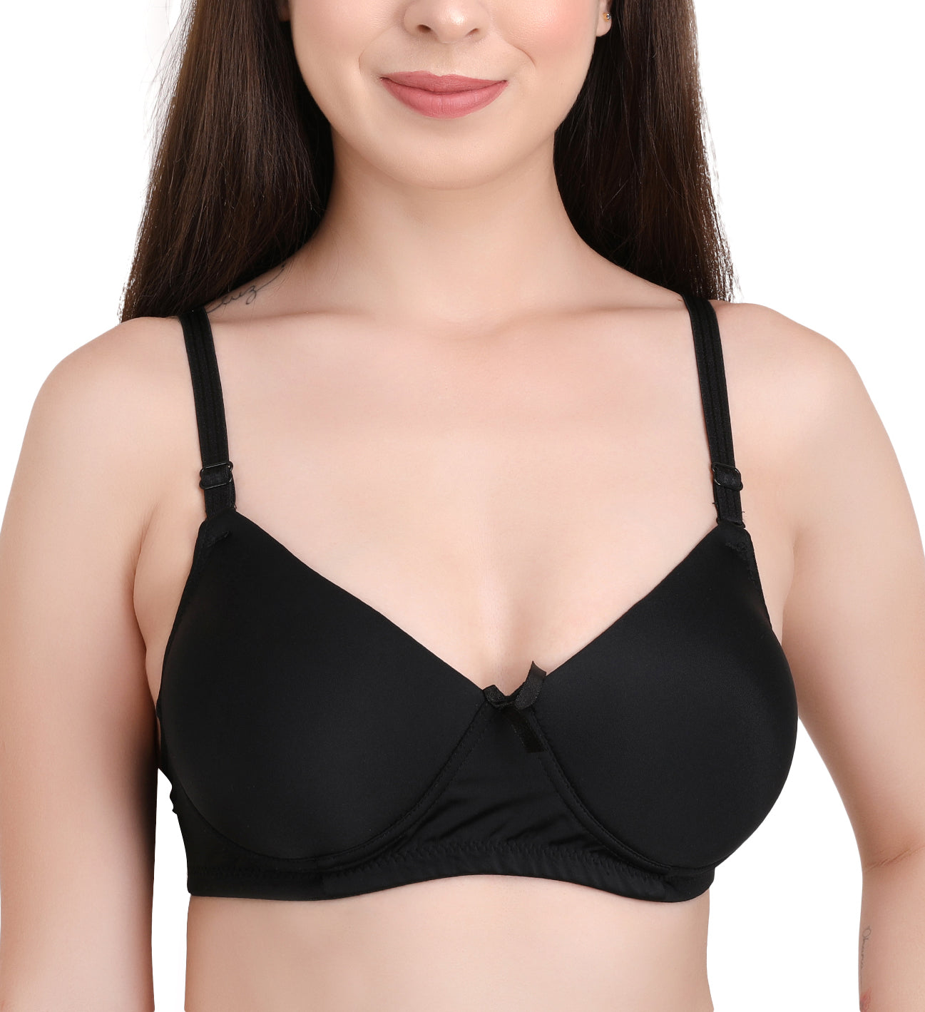 Pavvoin by queen Xiang Women's wirefree padded Everyday t-Shirt Bra