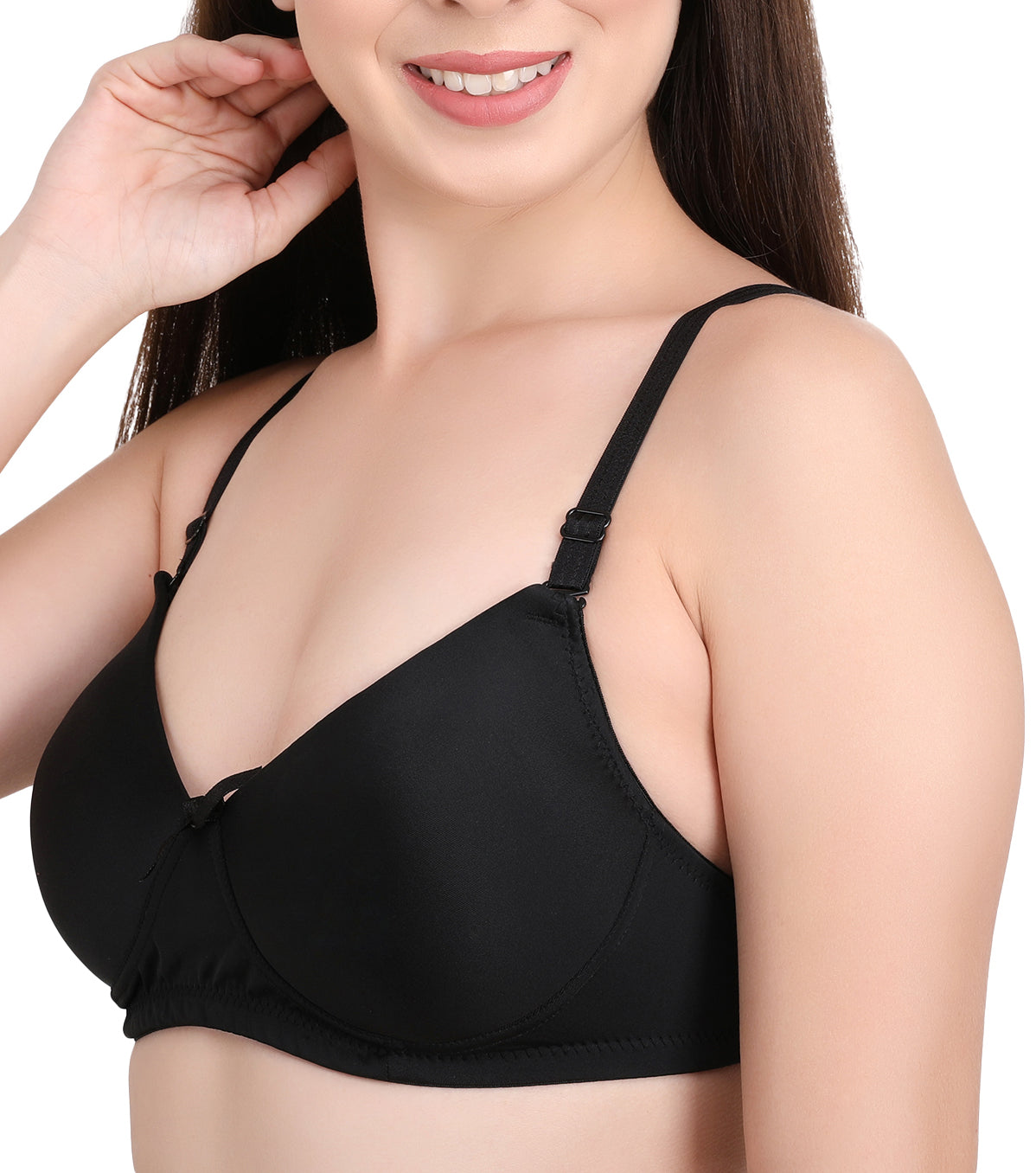 Pavvoin by queen Xiang Women's wirefree padded Everyday t-Shirt Bra