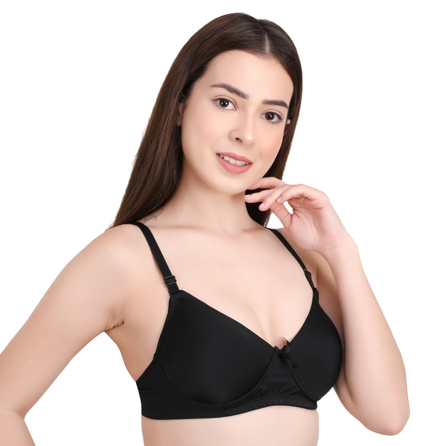 Pavvoin by queen Xiang Women's wirefree padded Everyday t-Shirt Bra