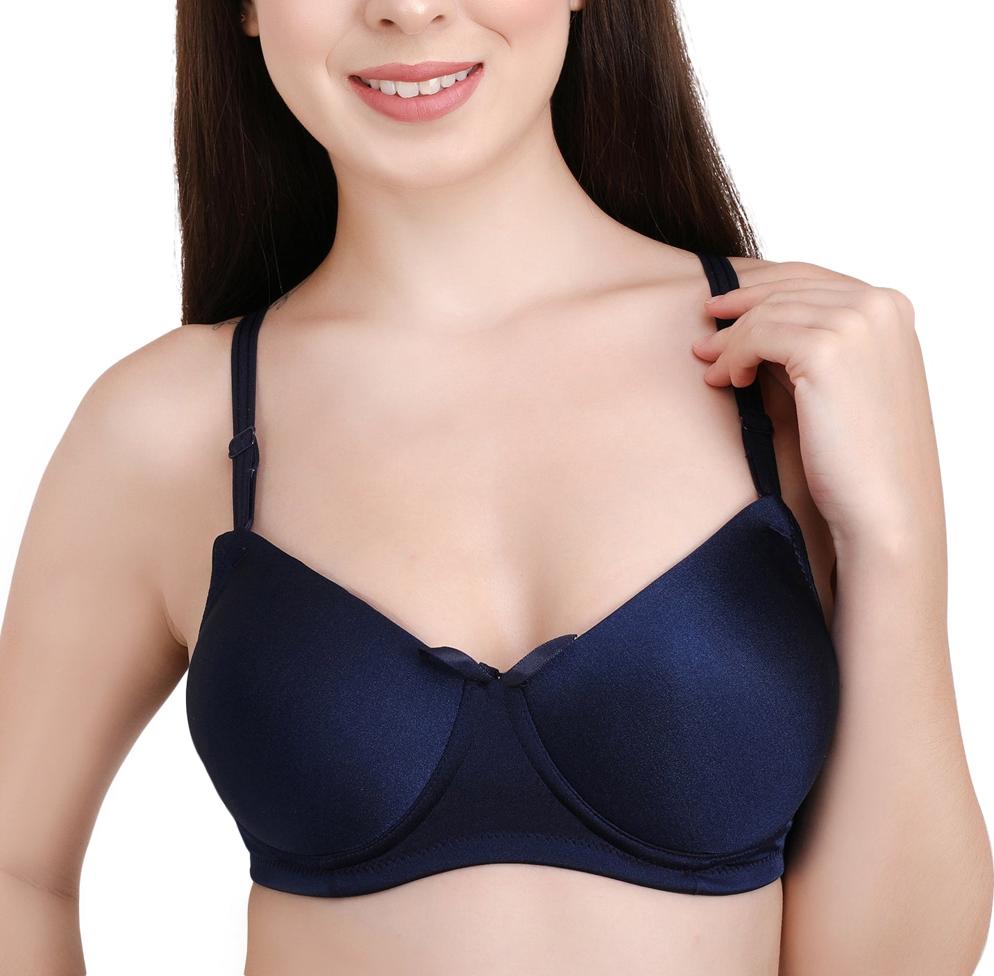Pavvoin by queen Xiang Women's wirefree padded Everyday t-Shirt Bra