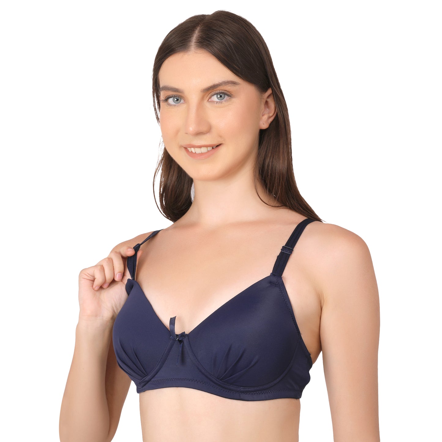 Pavvoin by queen Xiang Women's wirefree padded Everyday t-Shirt Bra