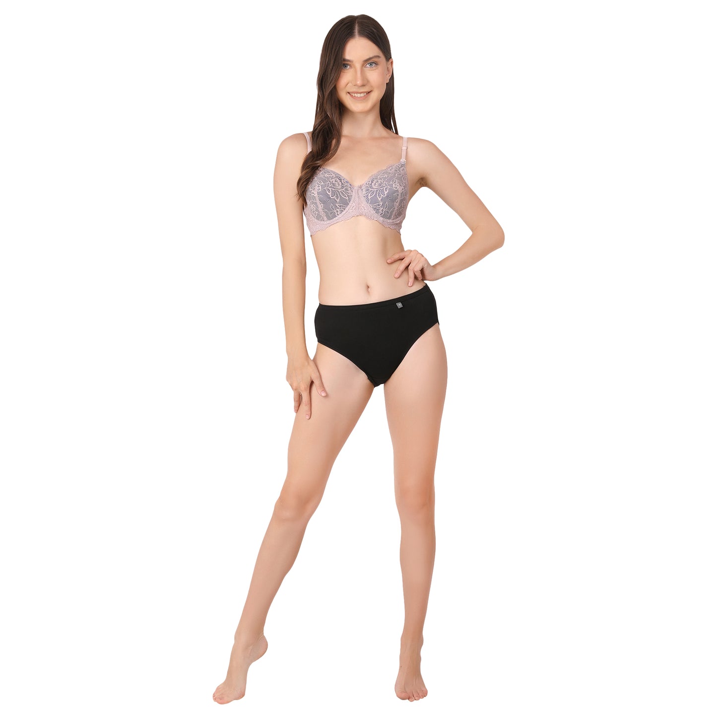 Pavvoin underwire padded plus size bra for women