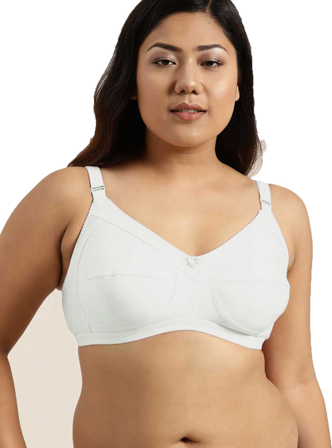 Pavvoin women full coverage non padded cotton everyday plus size bra