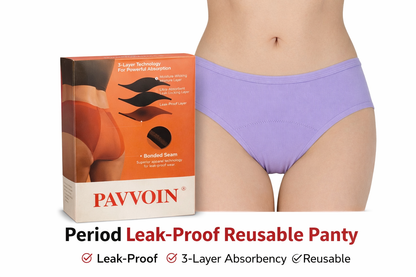 Pavvoin  pro Go pad free heavy Period Hipster Leak Proof Underwear for Medium to Heavy Flow,Reusable for 2 Years Without Pads panty for women