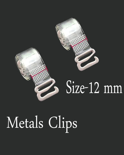 Pavvoin 12mm Invisible Transparent Adjustable Bra Straps For Women