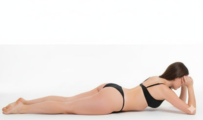 Pavvoin By Lerosey cotton stretch fold-over elastic tanga string bikini panty for women