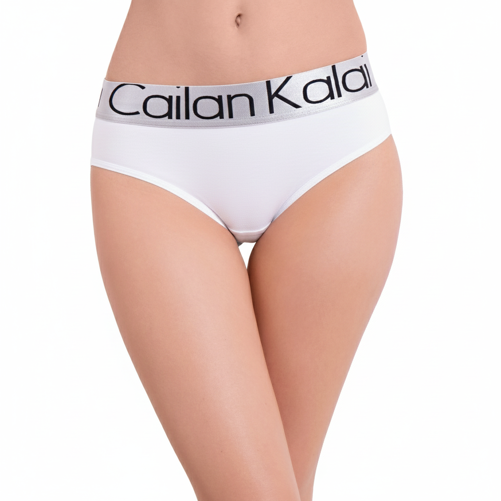 CAILAN KALAI Cotton Blend Thong Panty for Women