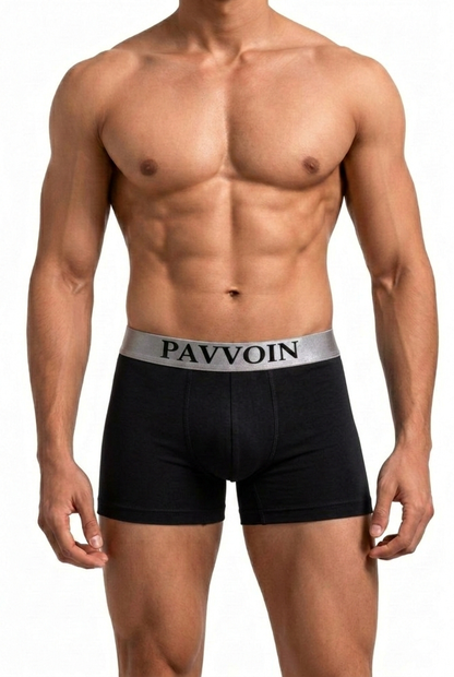 PAVVOIN Men’s Cotton Stretch Boxer Briefs/Trunk| Soft Breathable Innerwear | Anti-Roll Waistband | Body Fit Underwear for Men