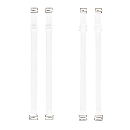 Pavvoin 12mm Invisible Transparent Adjustable Bra Straps For Women
