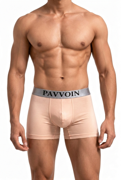 PAVVOIN Men’s Cotton Stretch Boxer Briefs/Trunk| Soft Breathable Innerwear | Anti-Roll Waistband | Body Fit Underwear for Men