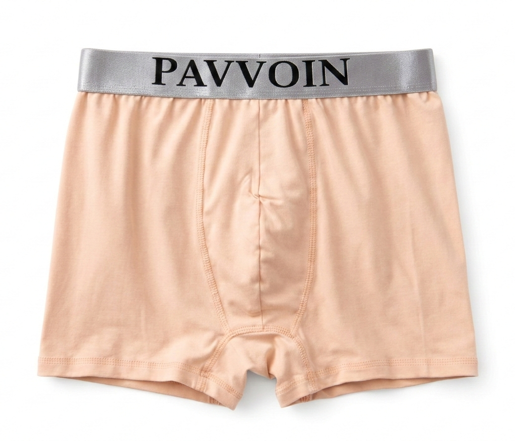 PAVVOIN Men’s Cotton Stretch Boxer Briefs/Trunk| Soft Breathable Innerwear | Anti-Roll Waistband | Body Fit Underwear for Men